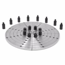 WEN 8 in. Flat Lathe Chuck Jaws for Bowl Turning, Compatible with LA4374 3.75 in. Chuck thumbnail 2