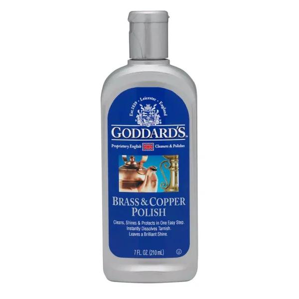Goddard's Brass and Copper Polish, 7 oz. Metal Cleaning Lotion