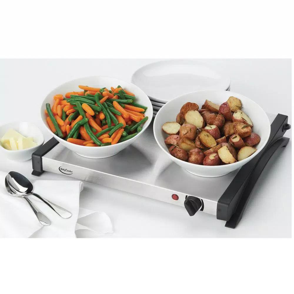 Betty Crocker 5 Qt. Stainless Steel Buffet Server and Warming Tray