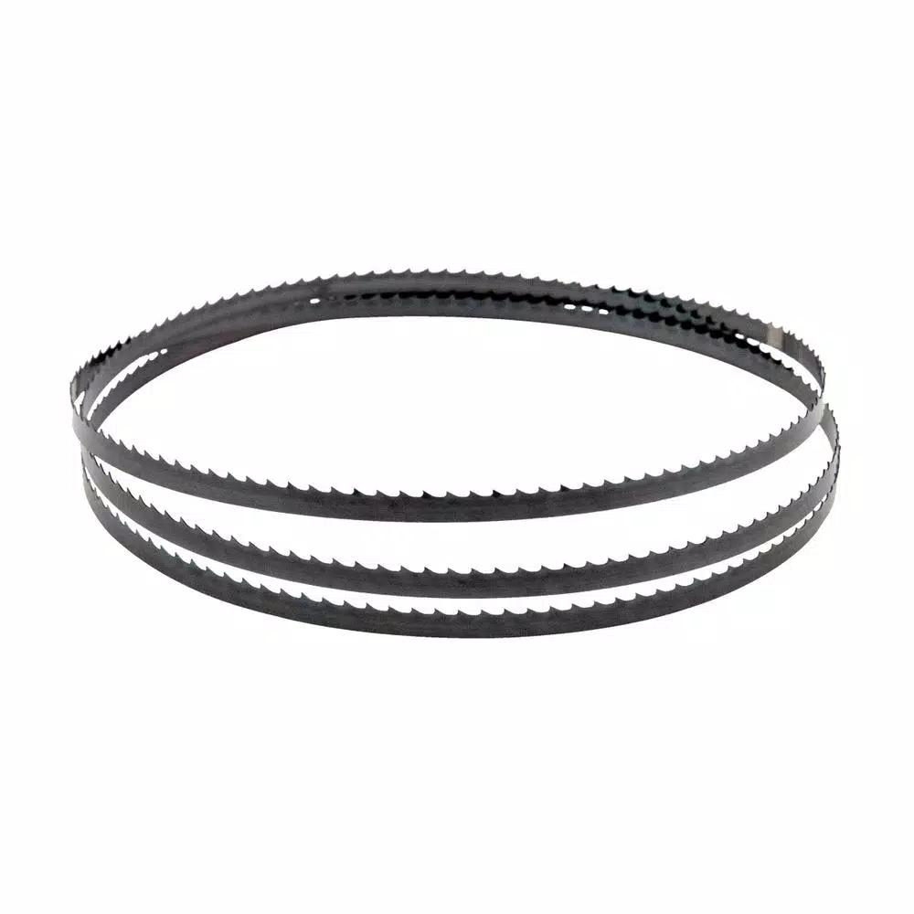 POWERTEC 56-7/8 in. x 1/4 in. 6 TPI High Carbon Steel Bandsaw Blade for Wood, Plastic & Aluminum
