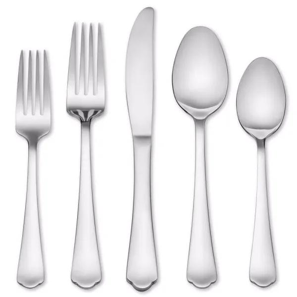 Hampton Forge Victoria 58-Piece 18/0 Stainless Steel Flatware Set, Service for 8