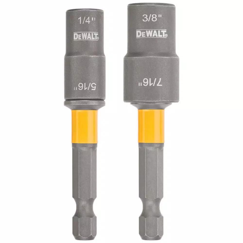 DEWALT MAX IMPACT Double Ended Carbon Steel Nut Driver Set, 2-Pack