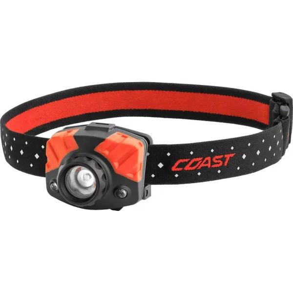 Coast FL75 435 Lumen Dual Color LED Headlamp with Twist Focus and Red Light Mode