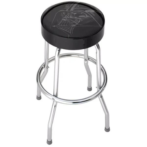 Plasticolor Star Wars Darth Vader Officially Licensed Garage Stool with Chrome Steel Construction