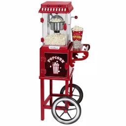 West Bend Popcorn Cart Popcorn Popper with 2.5 oz Non-Stick Stainless Steel Kettle, Red thumbnail 2