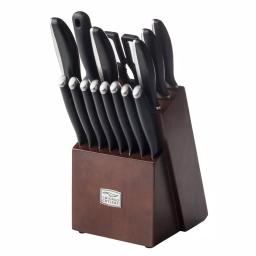 Chicago Cutlery Avondale 16-Piece German Stainless Steel Knife Set with Wood Block thumbnail 2