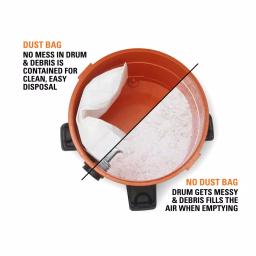 RIDGID 6 Gal. 3.5 Peak HP NXT Wet/Dry Shop Vacuum with Dual-Flex Hose and Accessories thumbnail 5