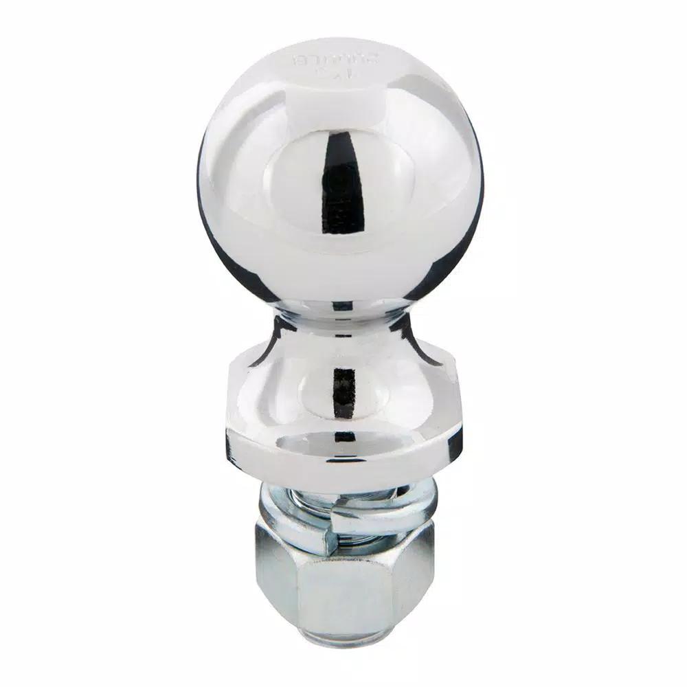 TowSmart 2,000 lb. Capacity Chrome Hitch Ball, 1-7/8 in. x 3/4 in. Shank
