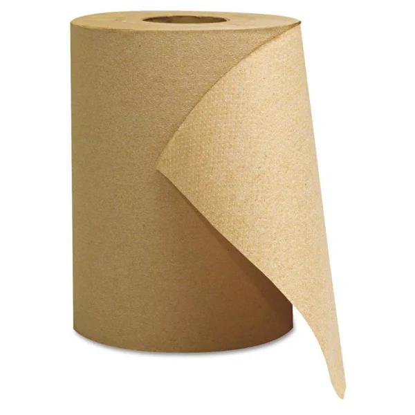 GEN Hardwound Natural Roll Towels 8 in. x 350 ft, 12 Rolls per Carton