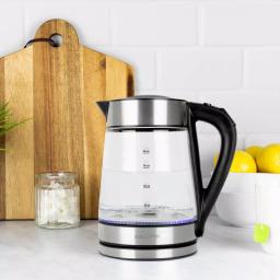 KALORIK 1.7L Rapid Boil Digital Electric Glass Kettle, 1750W, 5 Temperature Settings thumbnail 8
