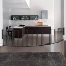Perma Child Safety 30 in. Super Wide 3-in-1 Playpen Barrier, 6-Panel Play Yard & Baby Gate, Black thumbnail 7