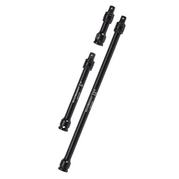GEARWRENCH 3-Piece 3/8 in. Drive Impact Locking Extension Set (3 in., 6 in., 12 in.)
