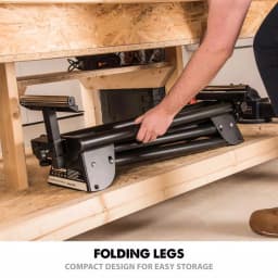 Evolution Power Tools Evolution Compact Folding Miter Saw Stand with Quick Release Mounting Brackets thumbnail 11