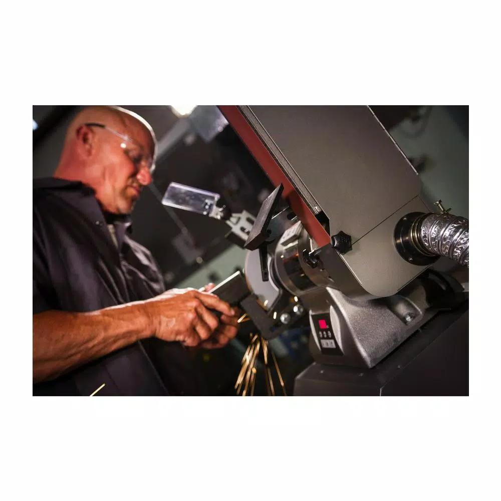 Jet IBGB-248VS Variable Speed 8 in. Industrial Grinder and 2 in. x 48 in. Belt Sander, 1HP, 115V