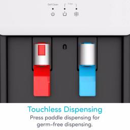 Avalon Self-Cleaning Bottleless Water Cooler Dispenser with Hot & Cold Water, White thumbnail 2