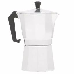 Home Basics 6-Cup Aluminum Stovetop Espresso Machine, Grey thumbnail 9