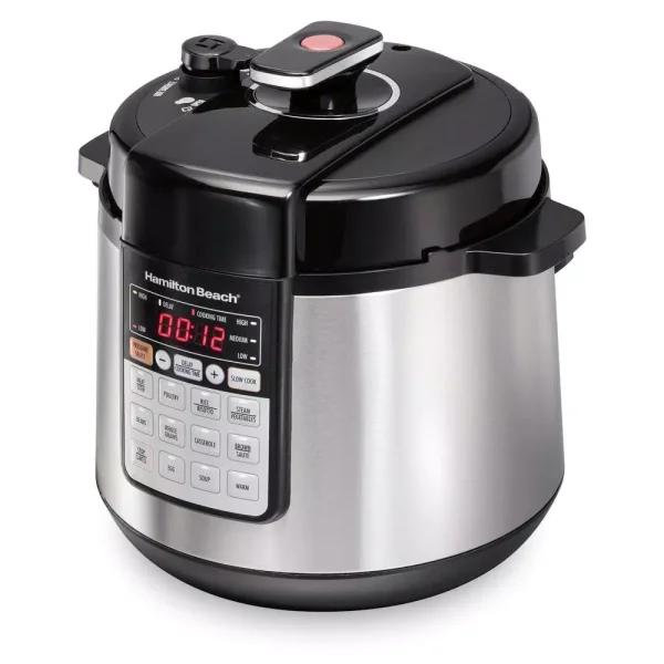 Hamilton Beach 6 Qt. Stainless Steel Multi-Function Electric Pressure Cooker