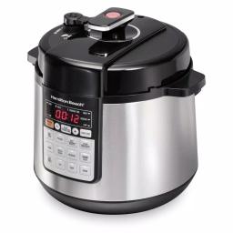 Hamilton Beach 6 Qt. Stainless Steel Multi-Function Electric Pressure Cooker thumbnail 1