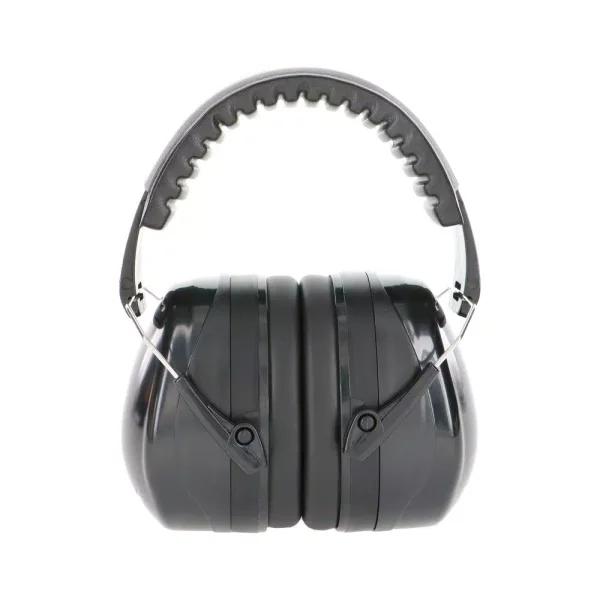 HDX Black Folding Ear Muffs, NRR 26 dB Noise Reduction, Over-the-Head Hearing Protection