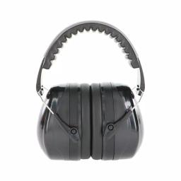 HDX Black Folding Ear Muffs, NRR 26 dB Noise Reduction, Over-the-Head Hearing Protection thumbnail 1