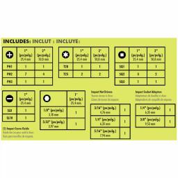 RYOBI 2-Piece Drill and Drive Accessory Kit: 40-Piece Impact Rated & 300-Piece Multi-Material Sets thumbnail 7