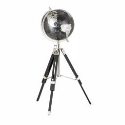 IMAX Worldwide Home PGA Tour Mulligan 26 in. Antique Map Globe with Wooden Tripod Stand thumbnail 2