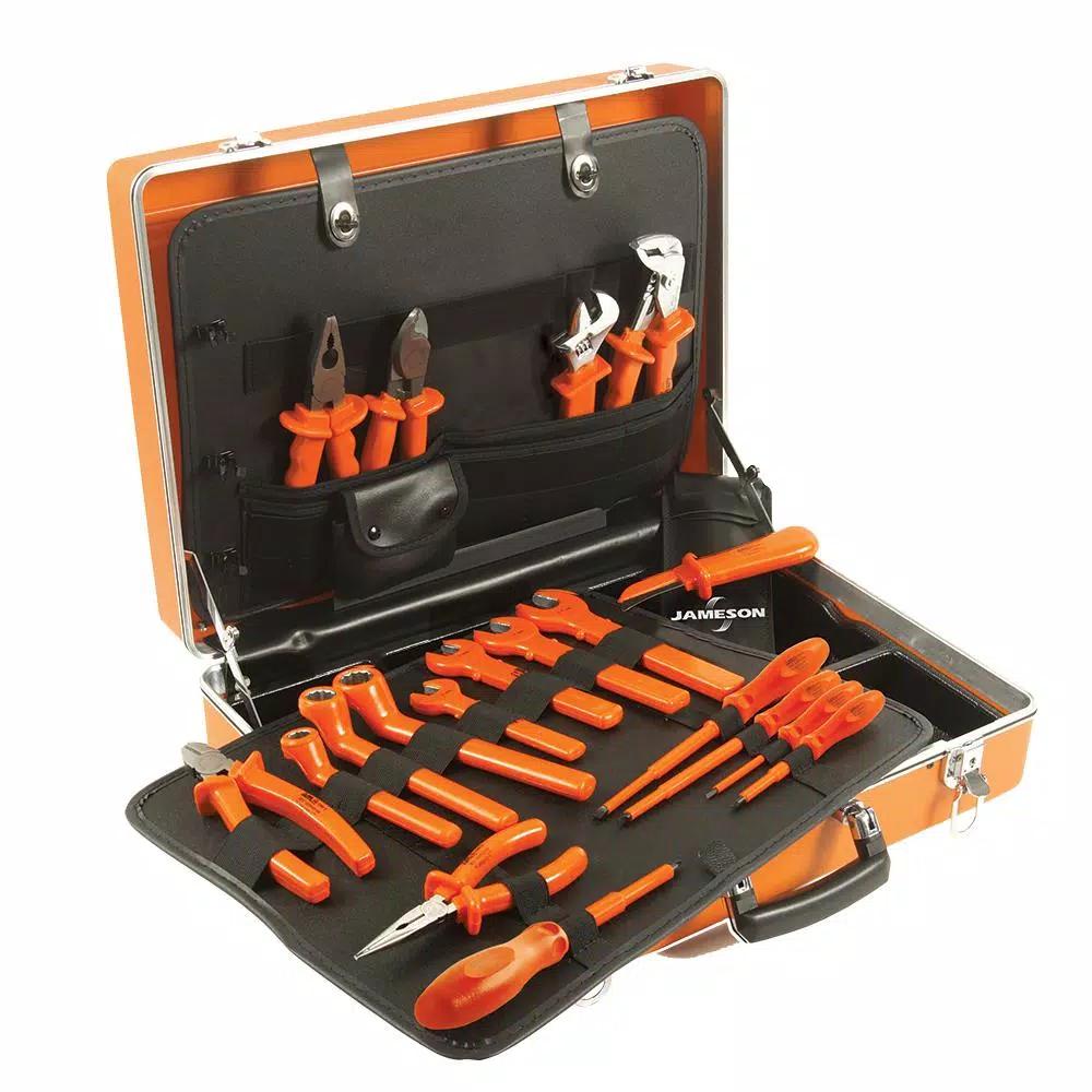 Jameson 19-Piece 1000V Insulated Deluxe Utility Tool Set