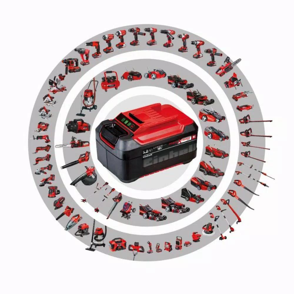 Einhell PXC 18V Cordless 24 in. Hedge Trimmer Kit with 3.0 Ah Battery and Fast Charger
