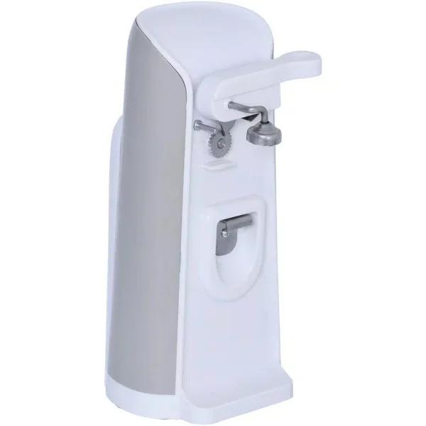 Brentwood Appliances J-30W 3-in-1 Tall Electric Can Opener, Knife Sharpener, and Bottle Opener