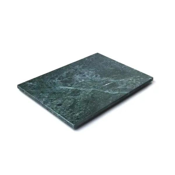 Fox Run Green Marble Pastry Board - 12 x 16 inch Natural Stone Dough Rolling Surface