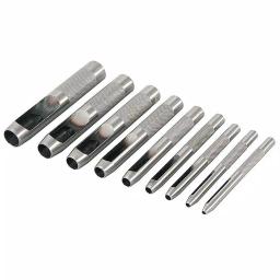 KING 9-Piece Hollow Punch Set, Carbon Steel Hand Tool Set thumbnail 3