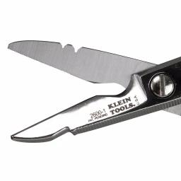 Klein Tools All-Purpose Electrician's Scissors with Serrated High Carbon Steel Blades thumbnail 7
