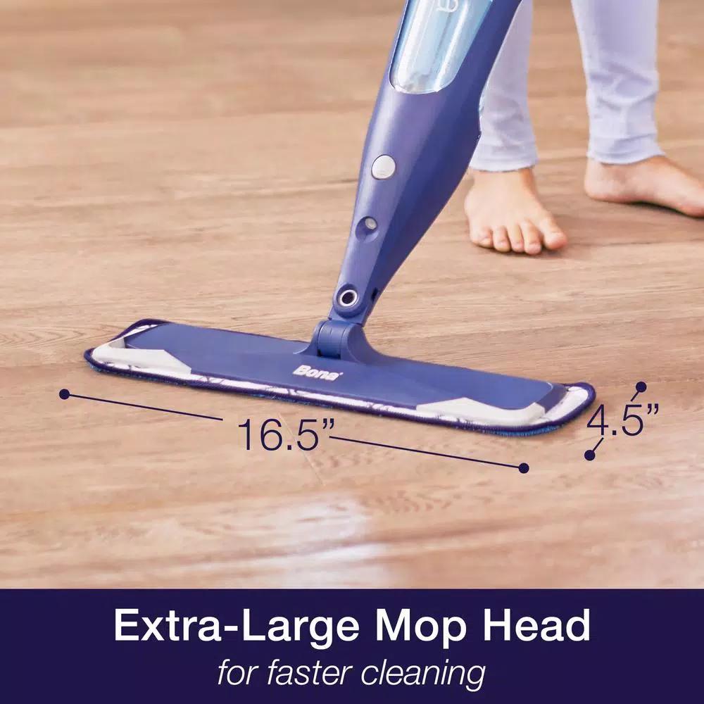 Bona Hardwood Floor Spray Mop Premium with Original Formula Cleaner and Microfiber Pad
