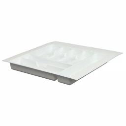 Real Solutions for Real Life Real Solutions by Knape and Vogt White Plastic 7-Section Utensil Drawer Organizer thumbnail 1