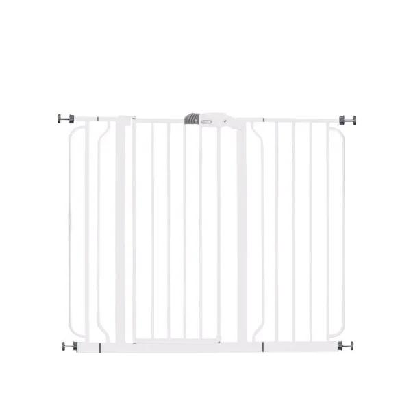 Regalo Extra Tall Metal Walk-Through Baby Gate, Adjustable 29-49 in. Wide Span