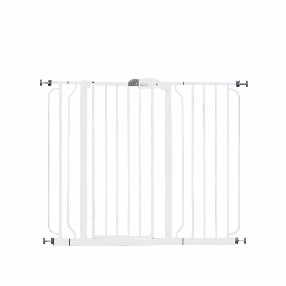 Regalo Extra Tall Metal Walk-Through Baby Gate, Adjustable 29-49 in. Wide Span