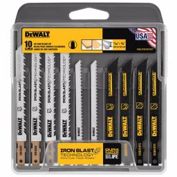 DEWALT T-Shank Jigsaw Blade Set, 10-Pack Multi-Purpose Kit with Storage Case thumbnail 2