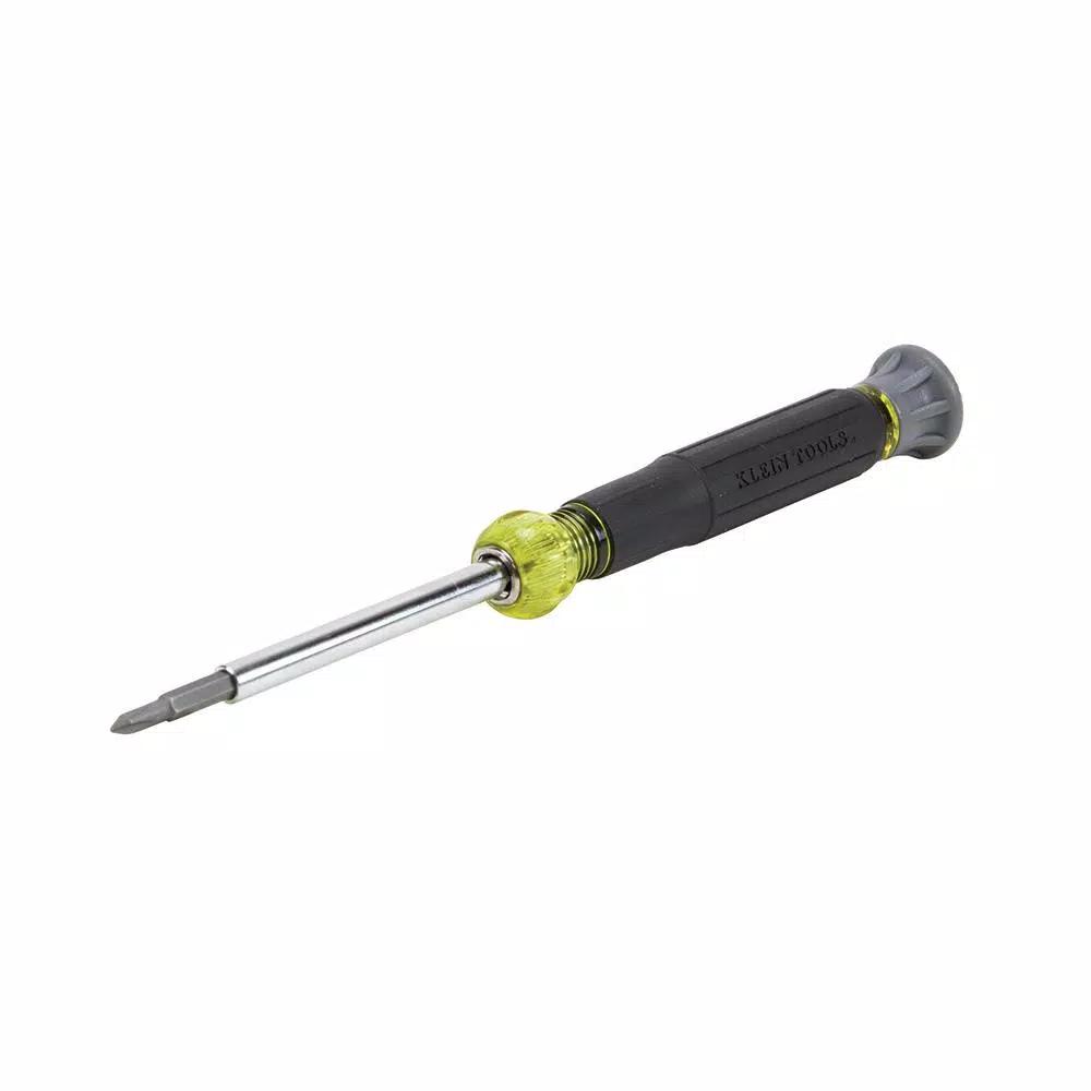 Klein Tools Precision Electronics Screwdriver and Rechargeable Focus Flashlight with Laser Set