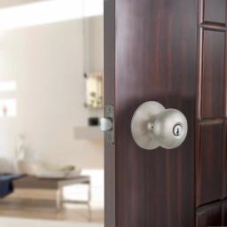 Defiant Berwick Stainless Steel Keyed Entry Door Knob, ANSI Grade 3 thumbnail 2