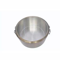 Unbranded 6.5 Gal. Brushed Gold Stainless Steel Double Wall Beverage Tub with Grip Handles thumbnail 3