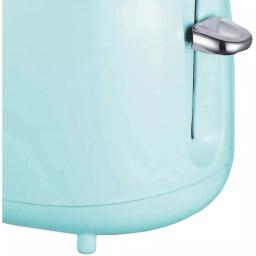 Brentwood Appliances TS-270BL Retro 2-Slice Blue Extra-Wide Slot Toaster thumbnail 3