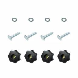 POWERTEC 7-Star T-Track Knob Kit with 1/4 in.-20 Threaded Knobs, Bolts, and Washers (Set of 4) thumbnail 1