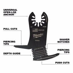 Milwaukee OPEN-LOK 29-Piece Oscillating Multi-Tool Blade & Sandpaper Variety Pack thumbnail 5