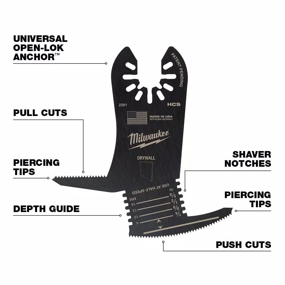 Milwaukee OPEN-LOK 29-Piece Oscillating Multi-Tool Blade & Sandpaper Variety Pack