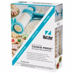 Hutzler 23-Piece Easy Action Cookie Press and Food Decorator Set thumbnail 4
