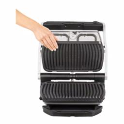 T-fal Optigrill 93 sq. in. Black Stainless Steel Non-Stick Indoor Countertop Grill thumbnail 3