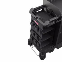 Suncast Commercial 3-Sided Housekeeping Cart Organizer Bag with Shelves thumbnail 2