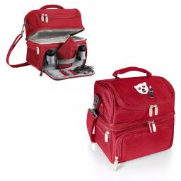 ONIVA Coca-Cola Pranzo 3 Qt. 8-Can Insulated Lunch Tote Cooler with Utensil Set - Red Emoji Design thumbnail 2