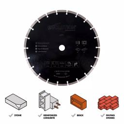 Evolution Power Tools Evolutions 12 in. Diamond Segmented Saw Blade for Masonry and Concrete thumbnail 2