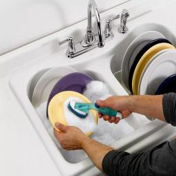 Scotch-Brite Heavy-Duty DishWand Scouring Pad Refills, Case of 12 thumbnail 8